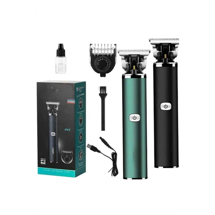 Nevamel Tıraş Makinesi Profesyonel Paslanmaz Çelik T-bıçak Saç Sakal Ense Vücut