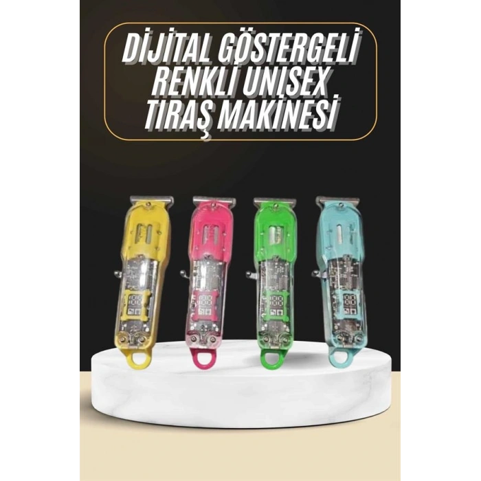 Nevamel Tıraş Makinesi Renkli Dijital Göstergeli Epilasyon Öncesi Kısaltma Makinesi