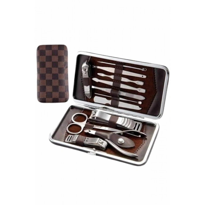 Nevamel Tırnak Bakımı Tırnak Makası Profesyonel 12 Parça El Ayak Manikür Pedikür Seti