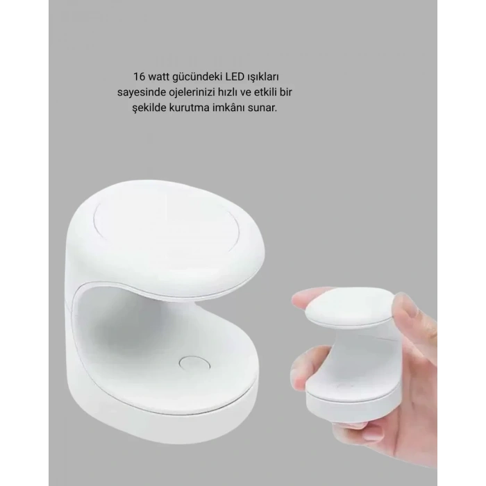 Nevamel® Tırnak Matkabı ve LED Oje Kurutucu 2’li Profesyonel Bakım Seti Yeni Nesil