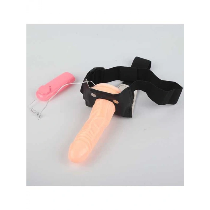 Nevamel® Titreşimli Belden Bağlamalı Realistik Penis Wear