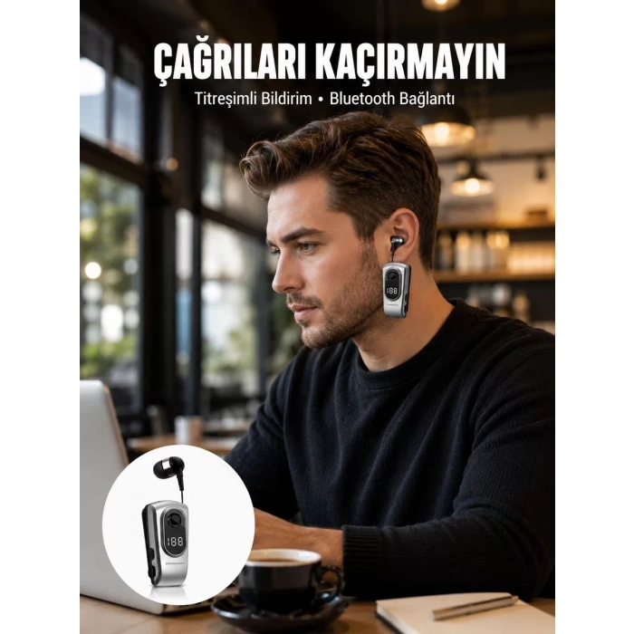Nevamel® Titreşimli Bluetooth Kulaklık – Hızlı Şarj ve Uzun Bekleme Süresi Yeni Nesil