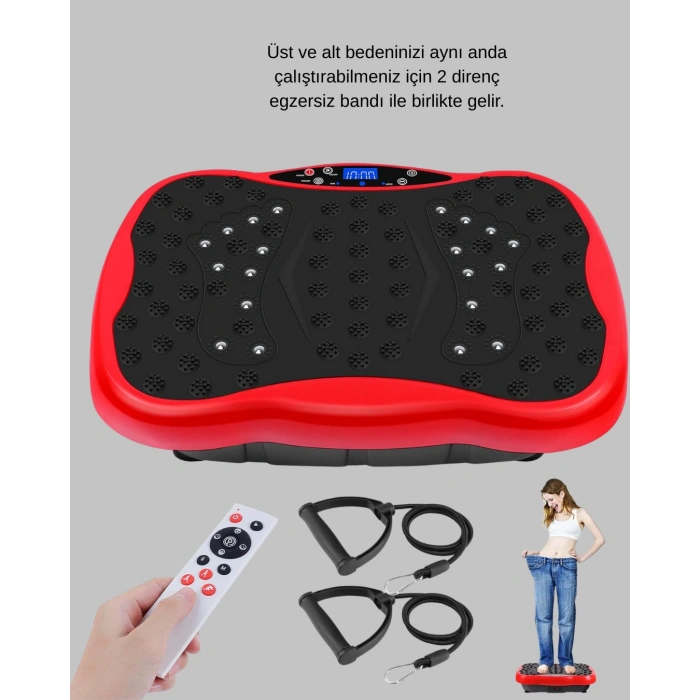 Nevamel® Titreşimli Egzersiz Platformu Evde Spor ve Kas Aktivasyonu