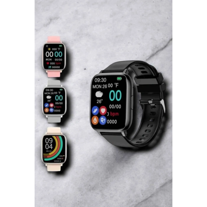 Nevamel Titreşimli Sağlık Takipli Yeni Nesil Akıllı Saat  400mAh Batarya Kapasiteli