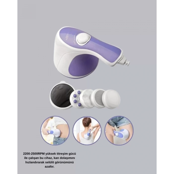 Nevamel® Titreşimli Yağ Yakıcı Masaj Cihazı – Ev Tipi Selülit Giderici