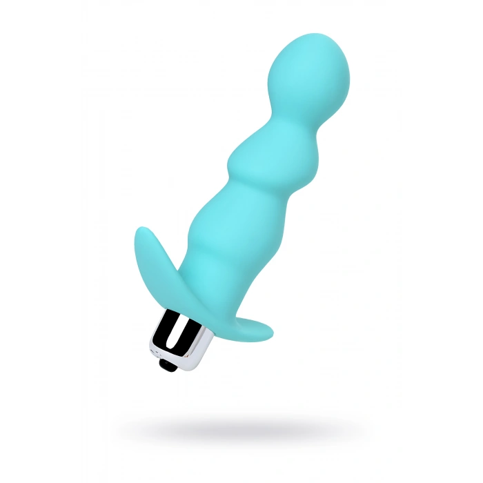 Nevamel® Todo Bland Anal Vibratör, Silikon, Mavi, 12 Cm, Ø 2,8 Cm