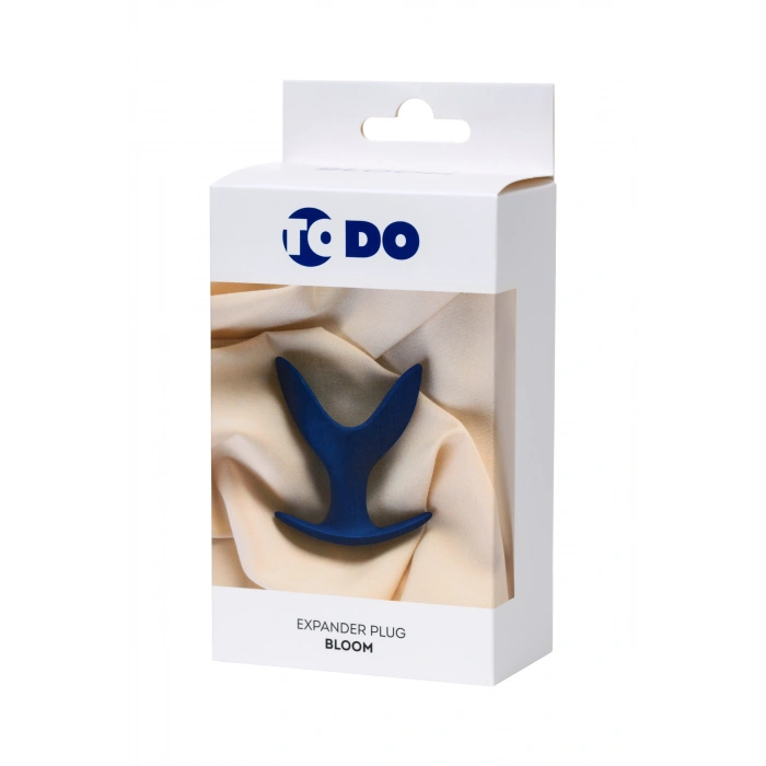 Nevamel® Todo Bloom Genişleyen Anal Kılıf, Silikon, Mavi, 9 Cm, Ø 6,5 Cm