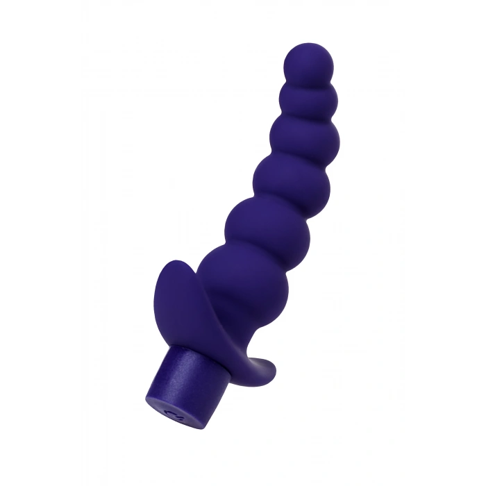 Nevamel® Todo Dandy Anal Vibratörü, Silikon, Mor, 13,5 Cm, Ø 3,2 Cm