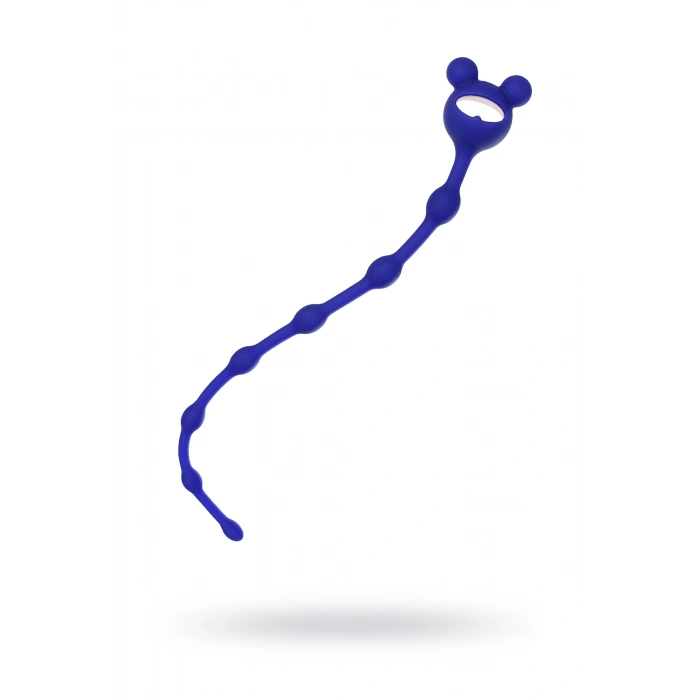 Nevamel® Todo Froggy Anal Zinciri, Silikon, Mavi, 27,4 Cm, Ø 1,4 Cm