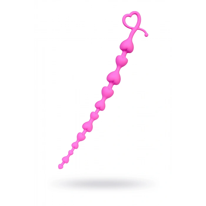 Nevamel® Todo Long Sweety Anal Zinciri, Silikon, Pembe, 34 Cm, Ø 2,7 Cm