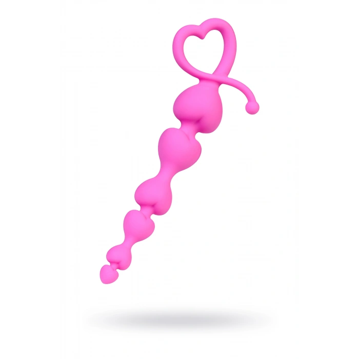 Nevamel® Todo Sweety Anal Zinciri, Silikon, Pembe, 18,5 Cm, Ø 3,1 Cm