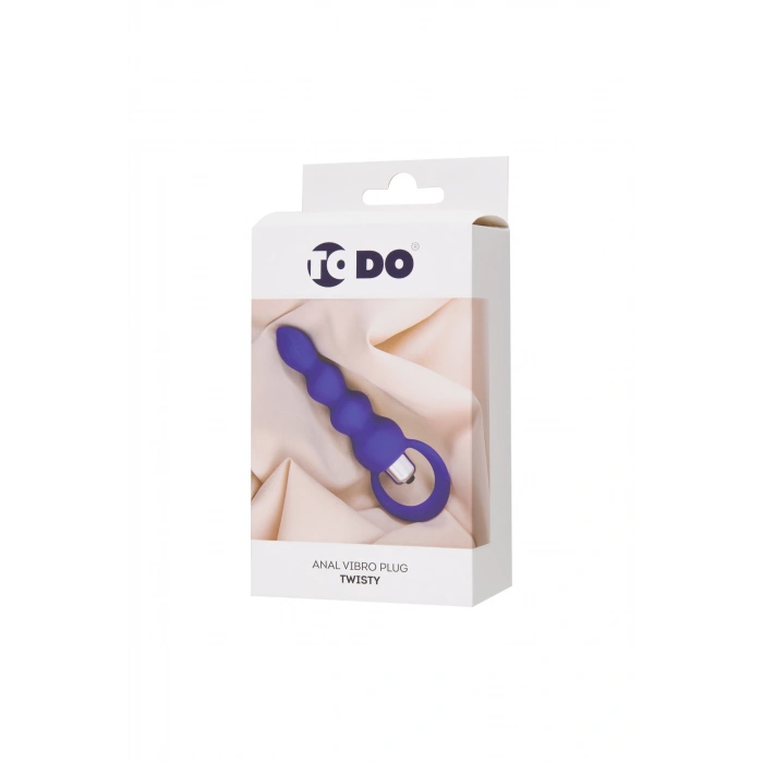 Nevamel® Todo Twisty Anal Plug, Silikon, Mor, 14 Cm, Ø 3,2 Cm