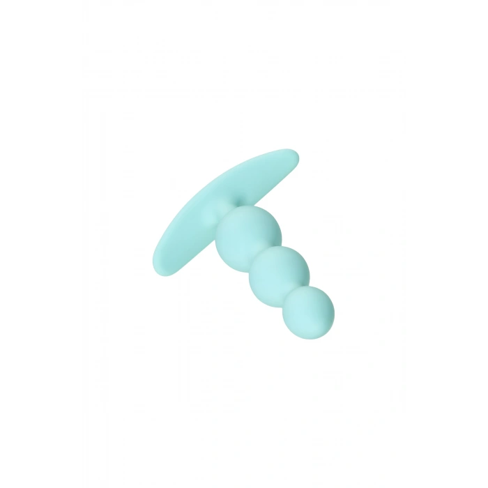 Nevamel® Todo Üçlü Anal Plug, Silikon, Nane, 10,5 Cm, Ø 2,4 Cm