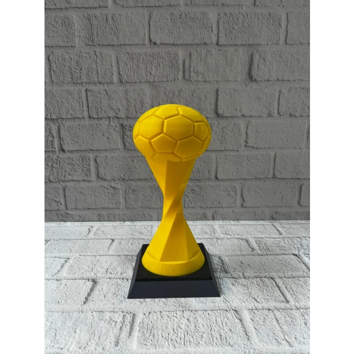 Nevamel® Toplu Kupa Sarı 21cm Dekoratif Ödül Tasarım Biblo