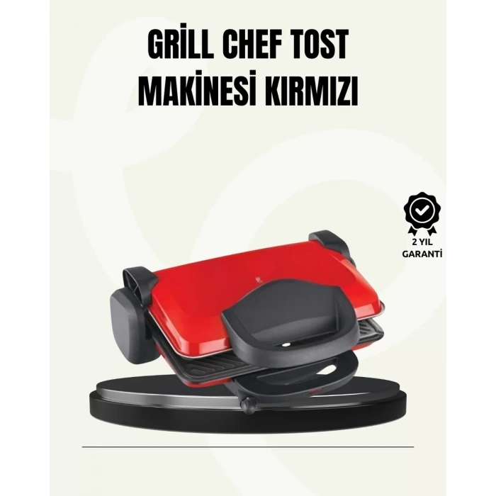Nevamel® Tost Makinesi Geniş Kapasiteli Çıkarılabilir Plaka Üç Kademeli Isı Ayarlı