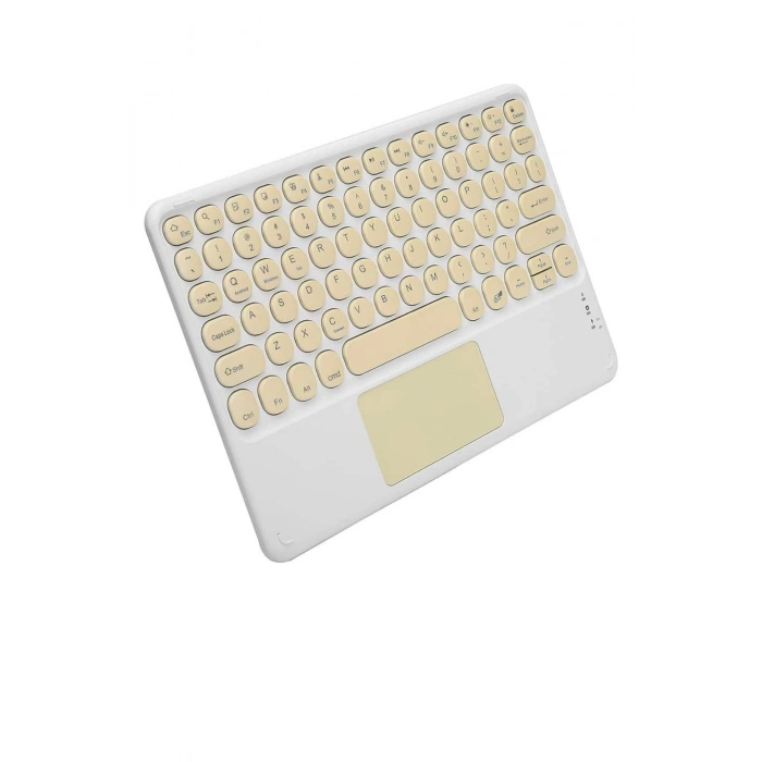 Nevamel Touchpad Uyumlu Bluetooth Klavye Slim Kablosuz Wifi Q Klavye