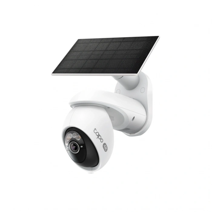 Nevamel® TP-LINK Tapo TC92 KIT (C660 KIT) 4K 80Mpix Dış Mekan IP65 WiFi 12Mt. Renkli Gece Görüşü İki Yönlü Ses Yapay Zeka Destekli Güneş Enerjili Güvenlik Kamerası Kiti(1923)