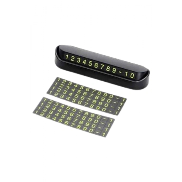 Nevamel Tüm Araçlara Uyumlu Araç Içi Park Numaratör Oto Araç Numaratör