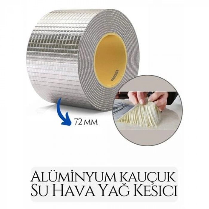 Nevamel® Turk 72 mm Su Hava Yağ Kesici İzolasyon Bandı 2 Metre