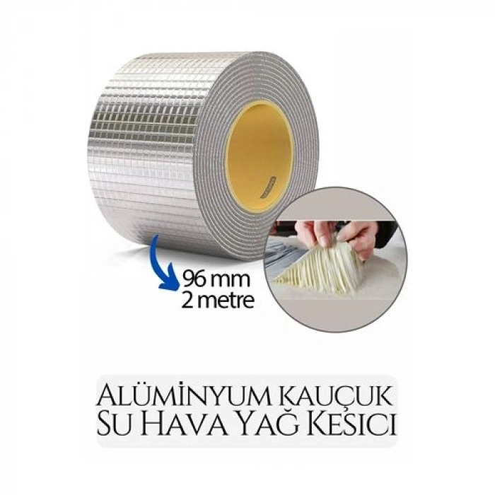Nevamel® Turk 96 mm Su Hava Yağ Kesici İzolasyon Bandı 2 Metre