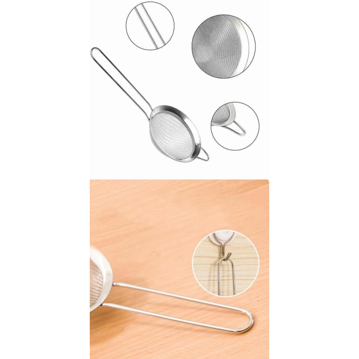 Nevamel® Turk Bar Süzgeci Bar Strainer 3 Boy Set 5 7 8 cm