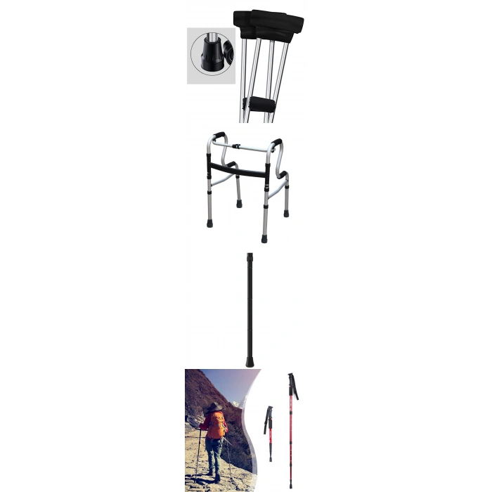 Nevamel® Turk Baston Yürüteç Değnek Treking Ucu 2 Cm Çap