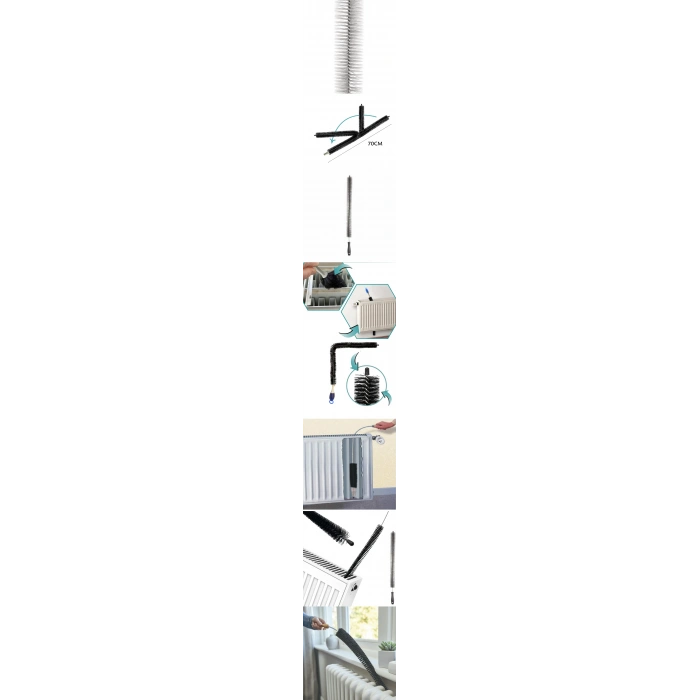 Nevamel® Turk Kalorifer Petek Temizleme Fırçası 3 ADET