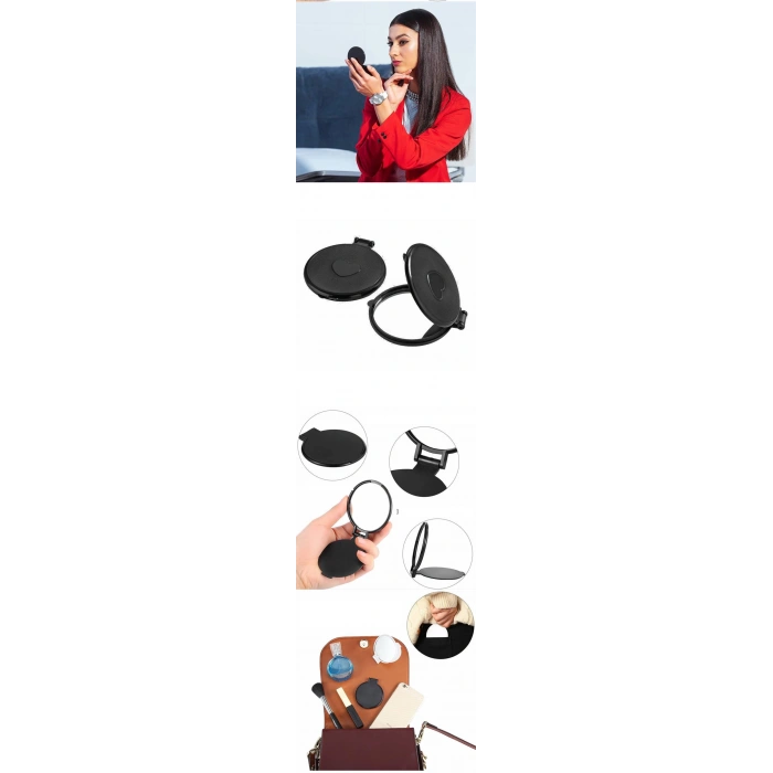Nevamel® Turk Katlanabilir Mini Çanta Aynası 2 li SET
