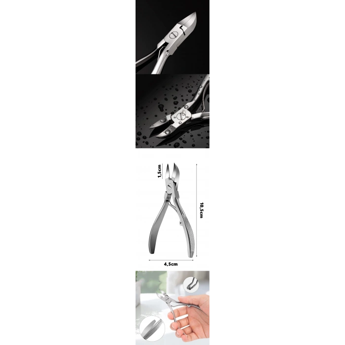 Nevamel® Turk Manikür Pedikür Tırnak Makası Solingen Profesyonel