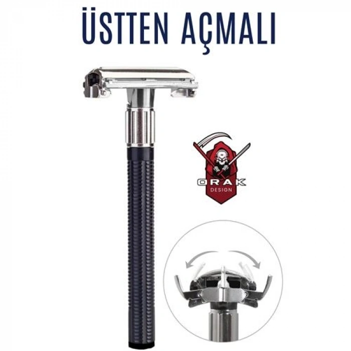 Nevamel® Turk Manuel Tıraş Makinesi 2 Taraflı Orak Design