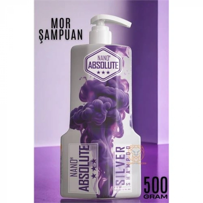 Nevamel® Turk Silver Mor Şampuan 500 ML Absolute Professional