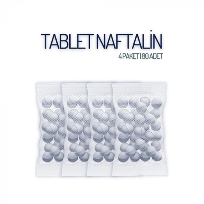 Nevamel® Turk Tablet Naftalin Güve Topu Naftalin 80 Adet 718