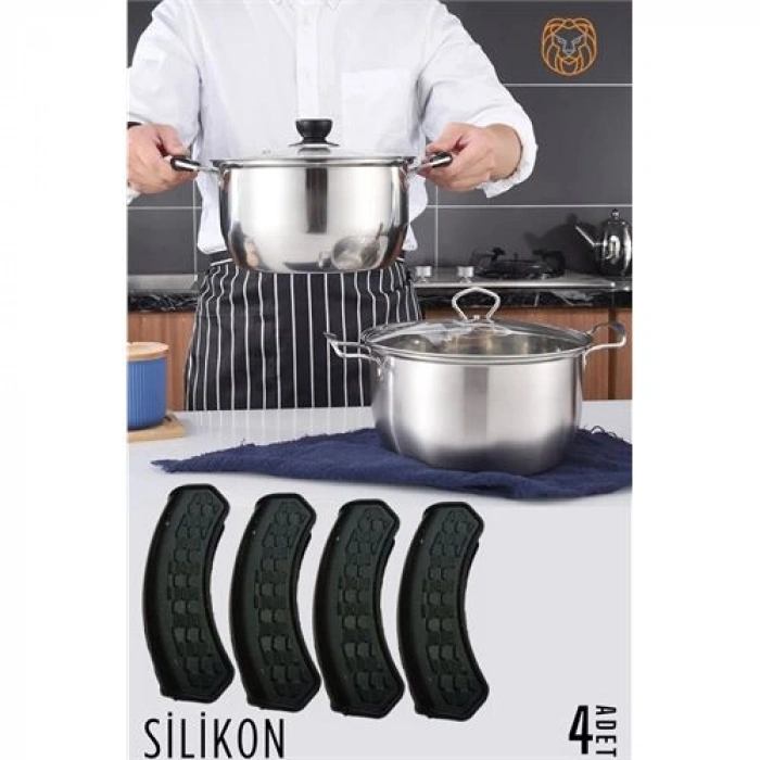 Nevamel® Turk Tencere Tutucu Silikon 4 ADET
