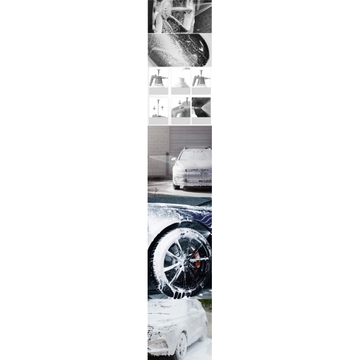 Nevamel® Turk Tronic Basınçlı Köpük Püskürtme Yıkama Sprey Şişe