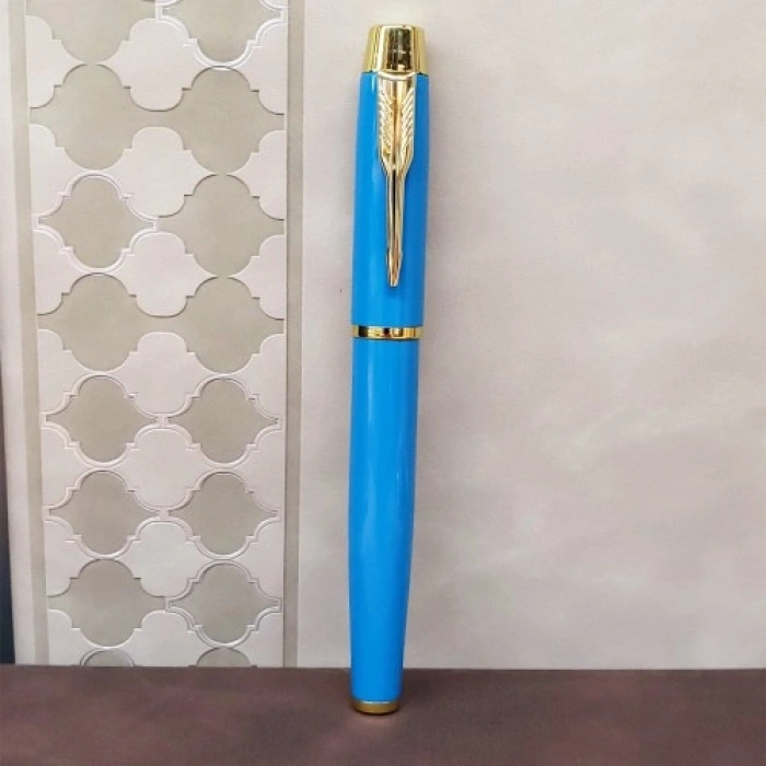 Nevamel  Turkuaz Metal Roller Kalem