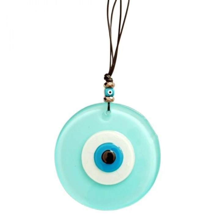 Nevamel Turkuaz Rengi Nazar Boncuklu El Yapımı Duvar Süsü Hediyelik Eşya
