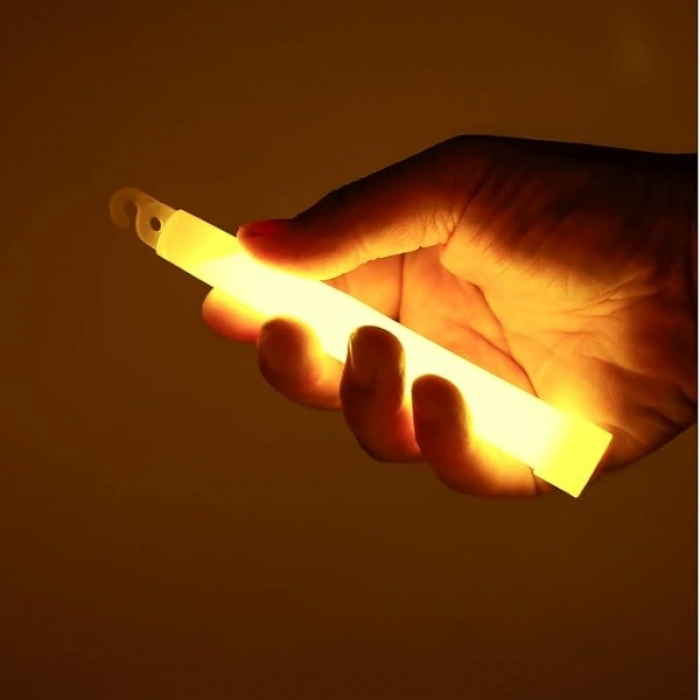 Nevamel  Turuncu Renk Karanlıkta Yanan Asılabilir Glow Stick Lamba 1 Adet
