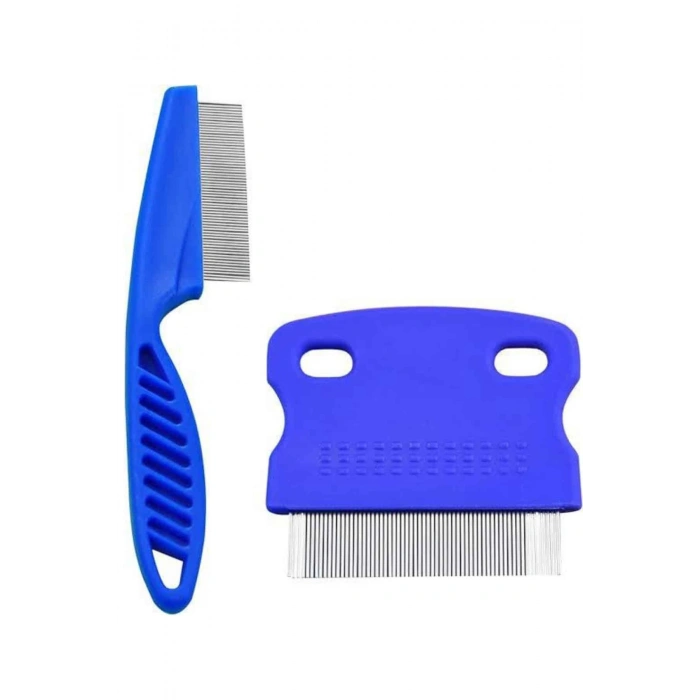 Nevamel® Tüy Fırçası Bit Tarağı Seti Evcil Hayvan Tüy Toplayıcı Bit Pire Önleyici Tarak