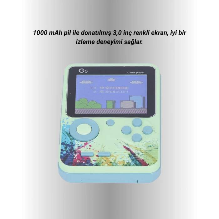 Nevamel® TV Bağlantılı 500 Oyunlu Mini Gameboy Konsol