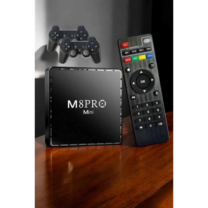 Nevamel TV Box Çift Oyun Kollu 10000 Oyunlu Atari