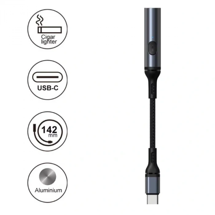 Nevamel Type - C Kablolu Elektrikli Çakmak