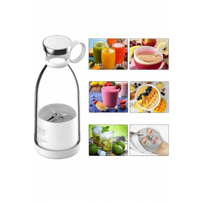 Nevamel u Geçirmez Kablosuz Şarjlı Dayanıklı Taşınabilir Mini Blender