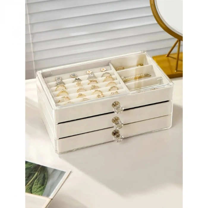 Nevamel Üç Katlı Takı Organizeri