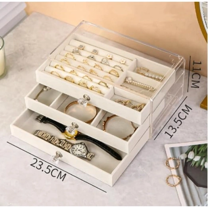 Nevamel Üç Katlı Takı Organizeri