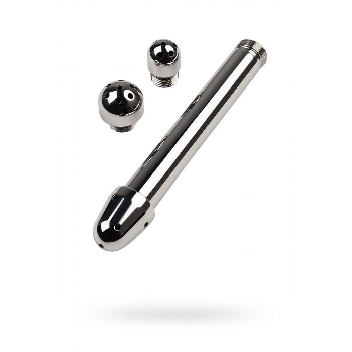 Nevamel® Üç Uçlu Anal Duş, Metal, Metal, Gümüş, 13 Cm