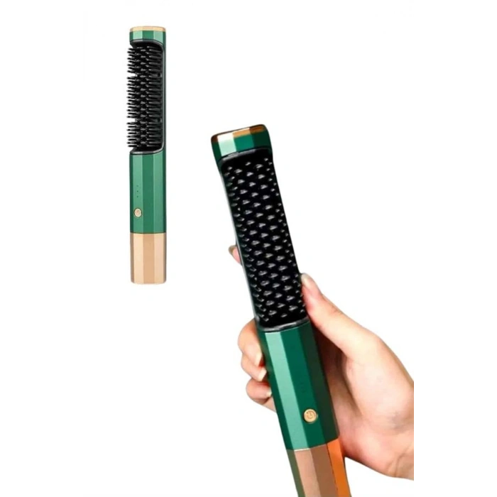 Nevamel Üflemeli Saç Düzleştirici Fön Tarak Yüksek Isı Ayarlı İyon Özellikli