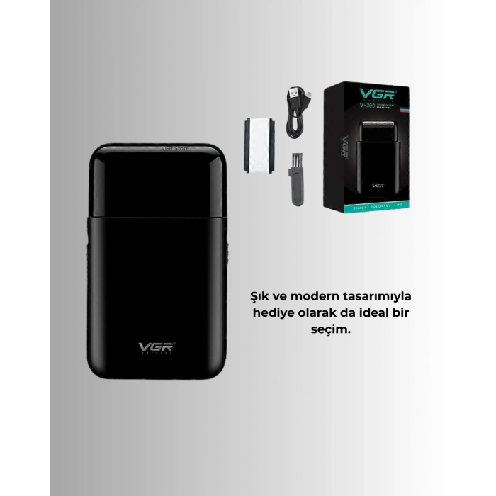 Nevamel Ultra İnce Elektrikli Tıraş Makinesi | USB Şarjlı ve Su Geçirmez