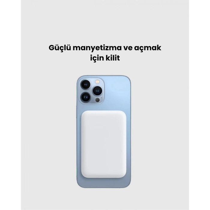 Nevamel Ultra Kompakt ve Güçlü – MagSafe Powerbank 10000 mAh ile Kablosuz Şarj Deneyimi