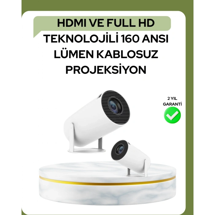 Nevamel Ultra Pro Full HD ve 4K Destekli 130 İnç Projeksiyon Cihazı