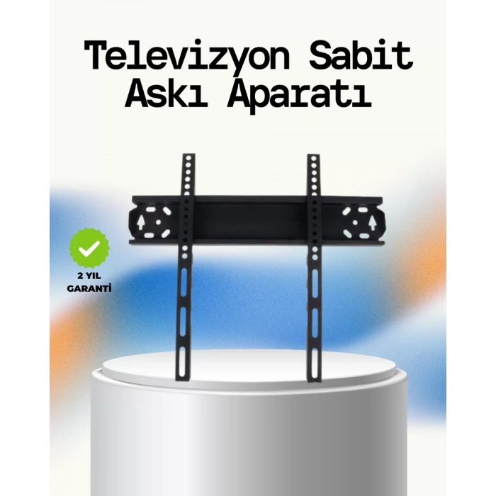 Nevamel® Universal TV Askı Aparatı 32-65 İnç Güçlü Çelik Gövde Sağa-Sola Ayar